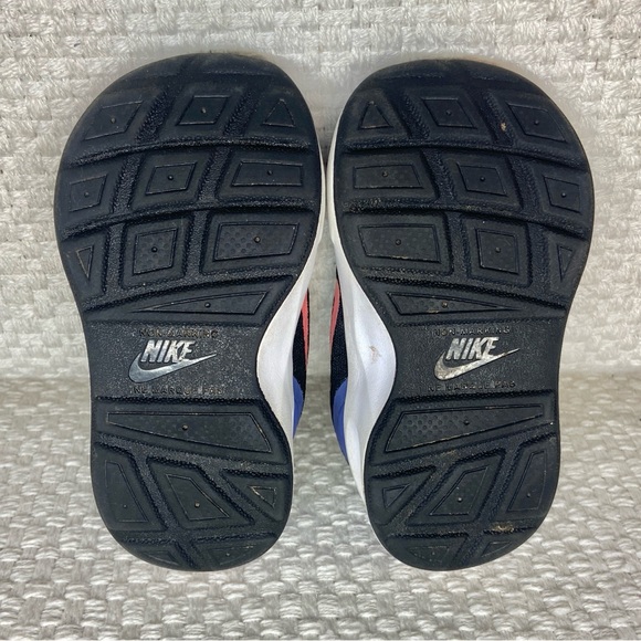 Nike Wearallday Toddler Size 4C Purple Pink Black Hook & Loop Closure Gorpcore - Picture 11 of 12